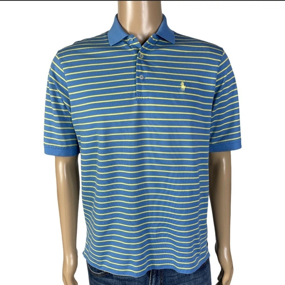 Polo Golf Ralph Lauren Men’s Medium Striped Pima Cotton Polo